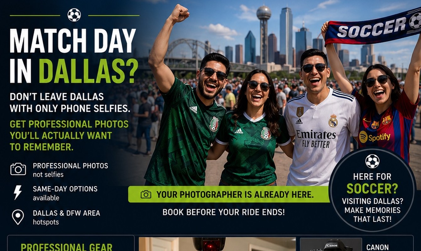 Soccer fans visiting Dallas